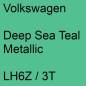 Preview: Volkswagen, Deep Sea Teal Metallic, LH6Z / 3T.